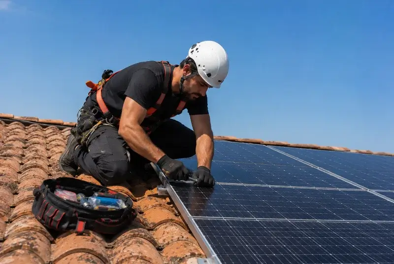 Maintenance et monitoring de panneaux solaires à Marnaz
