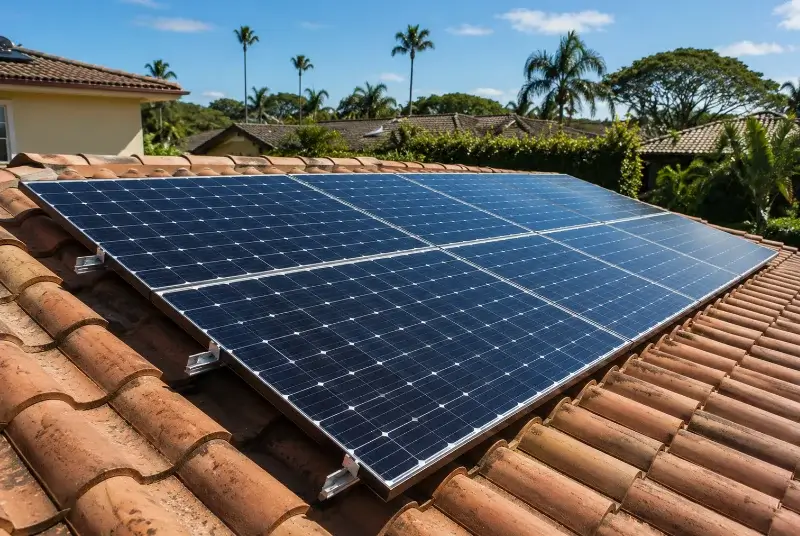 Installation de panneaux solaires à Marnaz